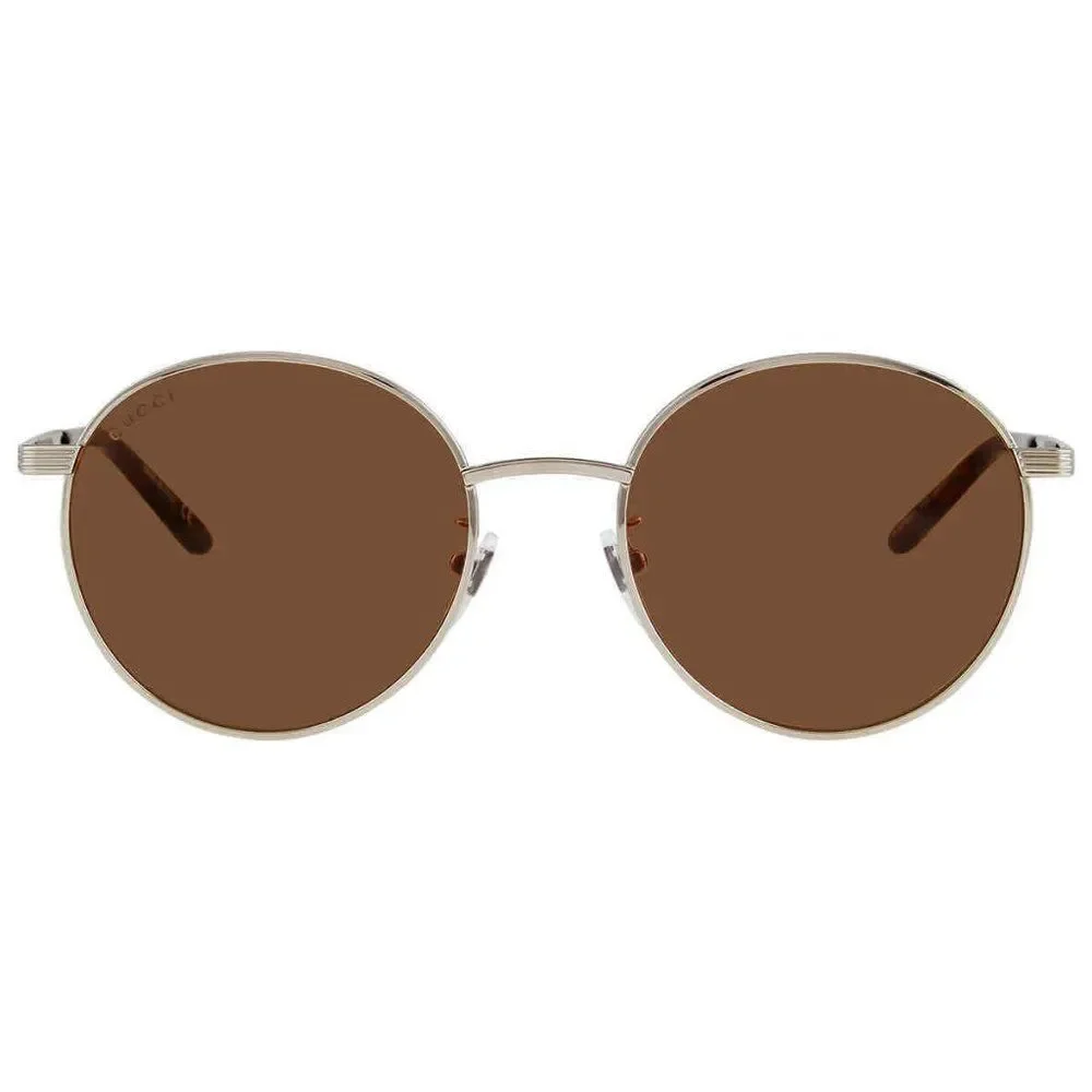 NEW Gucci Brown Round Unisex Sunglasses